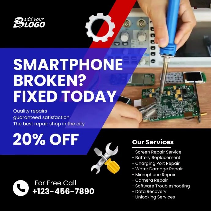 Phone Issue Post Copy of Phone Fixed Instagram Post | PosterMyWall