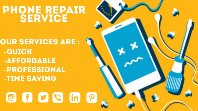 Phone repair Apresentação (16:9) template