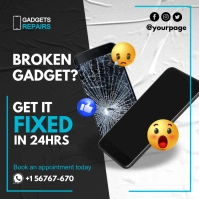 Phone repair Instagram Post template