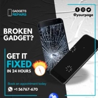 Phone repair Publicación de Instagram template