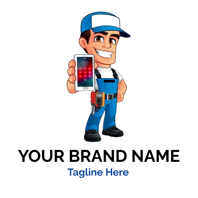 phone repair logo, mobile repair logo, repair template