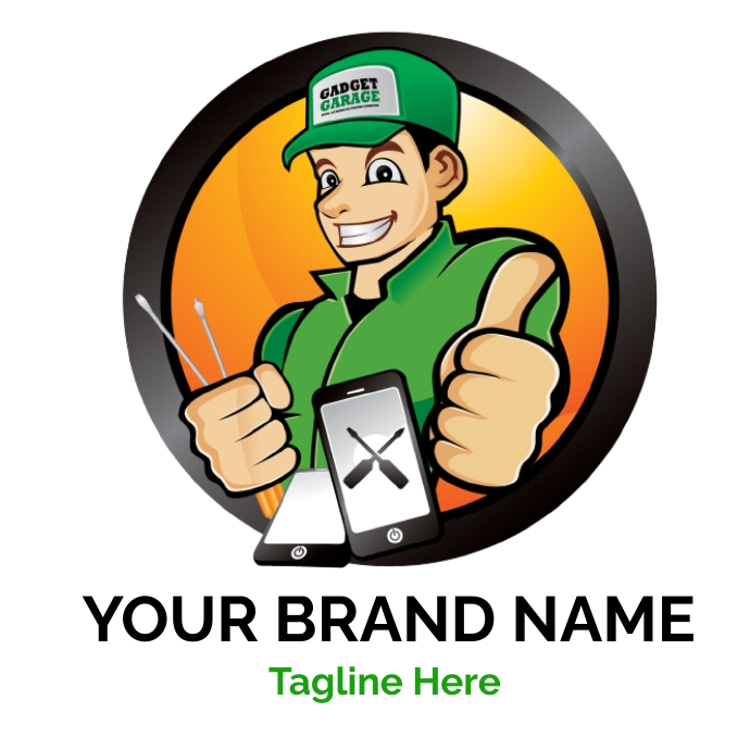 phone repair logo, repairing logo mobile repa template