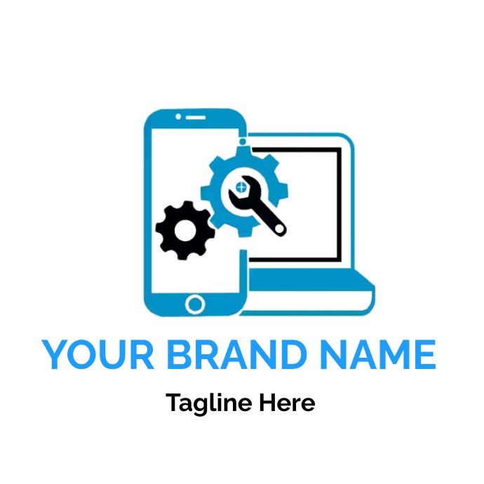 phone repair logo, repairing logo mobile repa Logotyp template