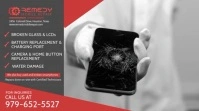 Phone Repair Service Digital Display Template Affichage numérique (16:9)