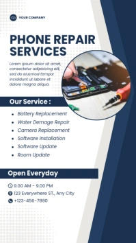 phone repair services template Instagram-Story
