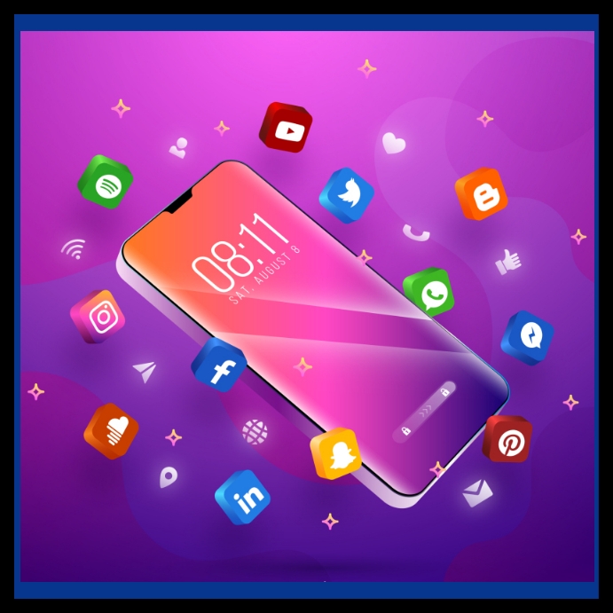 Abstract Phone Advertisement Copy of phones advertising | PosterMyWall