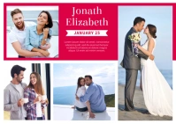 Photo Album Template Postcard