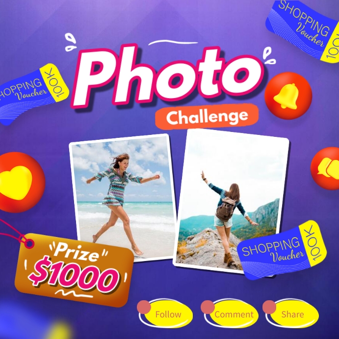 Copy of Photo Challenge Ads | PosterMyWall