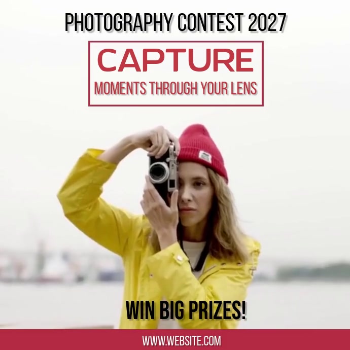 Advertising Photo Contests PHOTO CONTEST AD online SOCIAL MEDIA Template | PosterMyWall