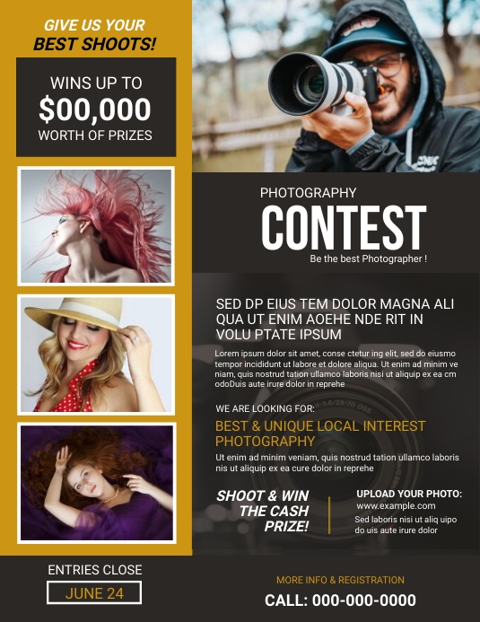 Photo Contest Flyer Template | PosterMyWall