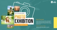 Photo Exhibition Ad Imagen Compartida en Facebook template
