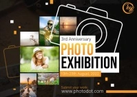 Photo Exhibition Ad Postcard template