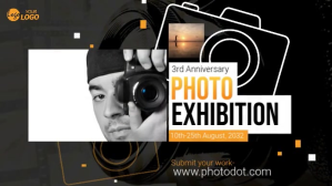 Photo Exhibition Ad Template Digitalt display (16:9)