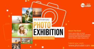 Photo Exhibition Ad Template Immagine condivisa di Facebook