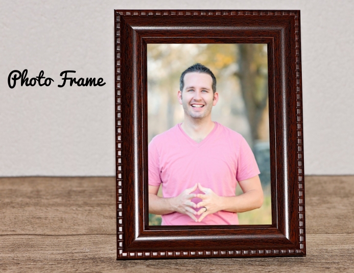 photo frame , free photo frame customize onli Рекламная листовка (US Letter) template