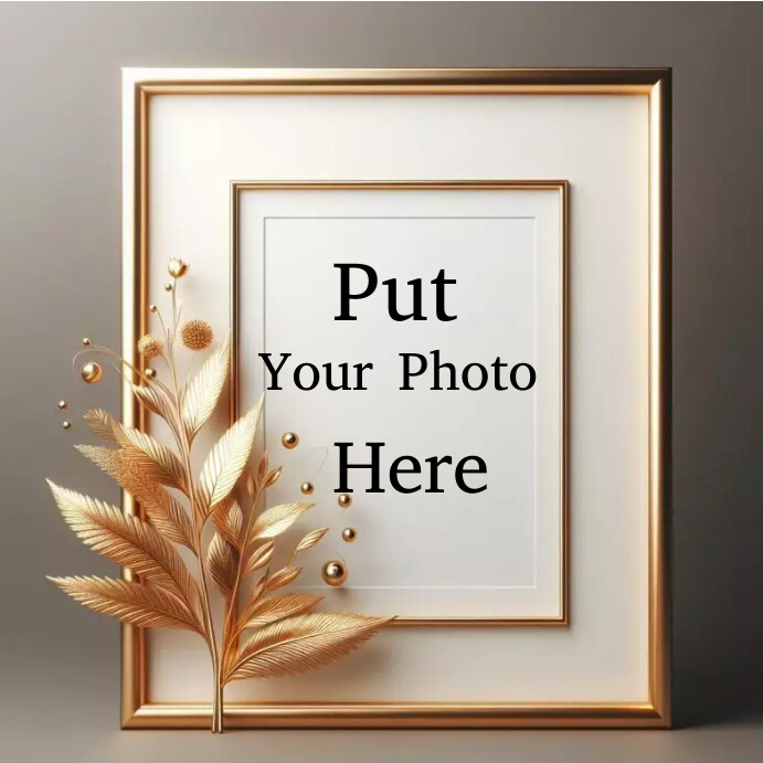 Photo frame template design | PosterMyWall