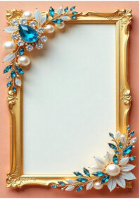 Photo Frame Template / Invitation Card  A3
