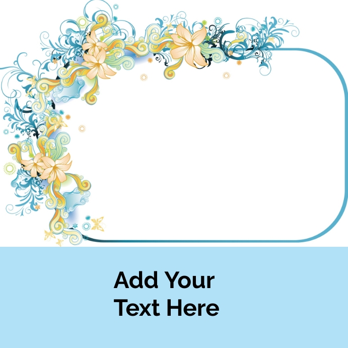 Copy of Photo frame with text template | PosterMyWall