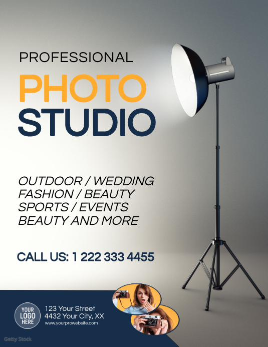 Brosur Template Brosur Studio Foto | PosterMyWall