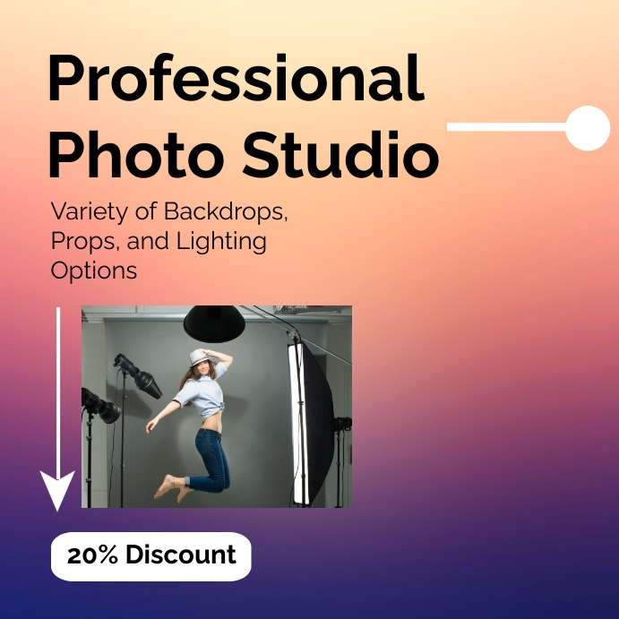 Photo Studio Instagram Post Template PosterMyWall