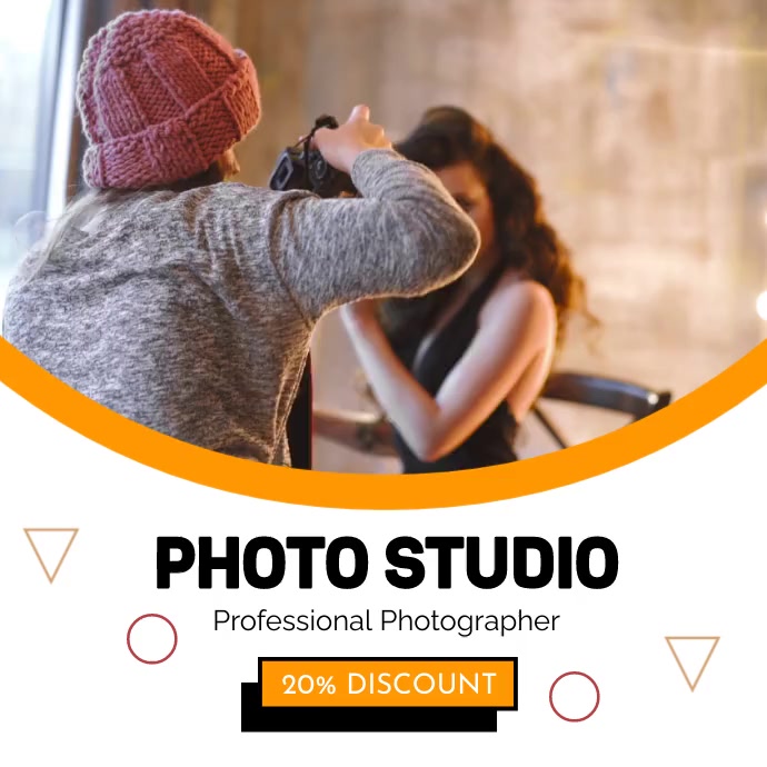 Plantilla de Photo Studio Professional Photoshot ad | PosterMyWall