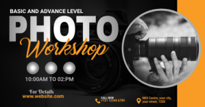 Photo Workshop Flyer template