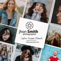 Photographer Ads Square (1:1) template