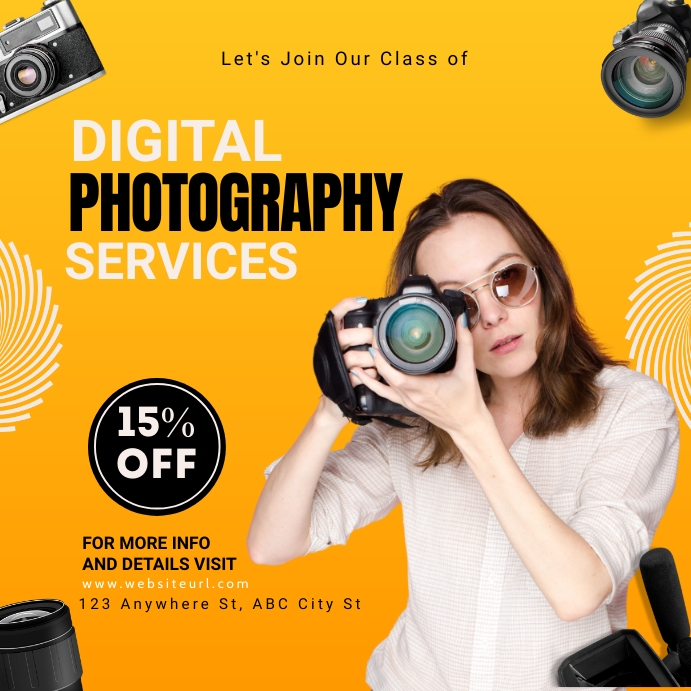 Copy of Photography, photo studio, retail | PosterMyWall