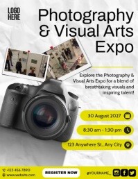 Photography & Visual Arts Expo Løbeseddel (US Letter) template