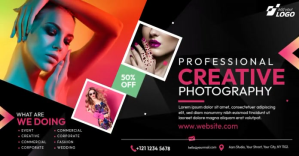 Photography Ad Gedeelde afbeelding op Facebook template