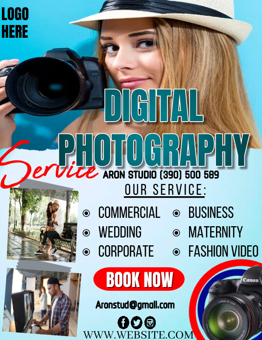 Photography advertisement design flyer Template | PosterMyWall