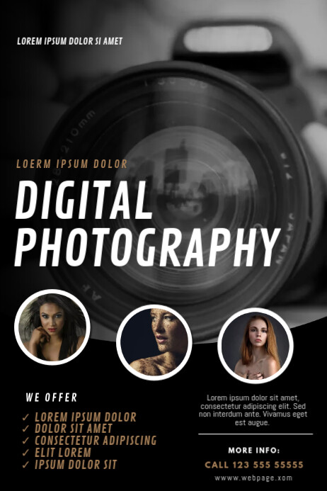 Copy of photography Business Flyer Template | PosterMyWall