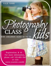 PHOTOGRAPHY CLASS Folder (US Letter) template