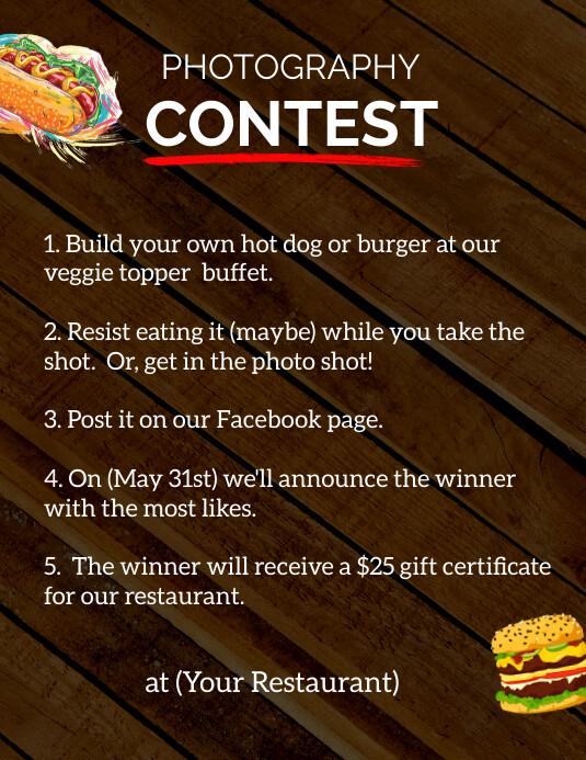 Photography contest Template | PosterMyWall