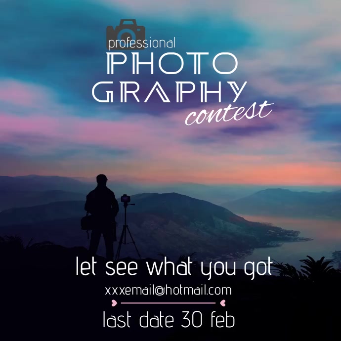 Copy of Photography contest | PosterMyWall