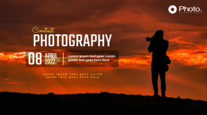 Photography Contest Display Poster template
