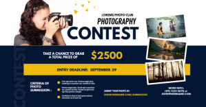 Photography Contest Facebook Shared Image template