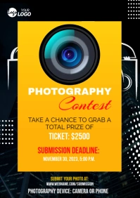 Photography Contest flyer A4 template