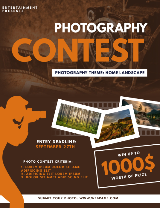 Image 2 for Photo Contest Flyer Template