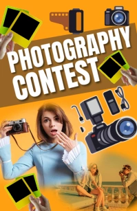 Photography contest tabloid template 小报