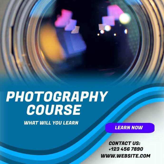 Photography Course Post Photography course Template | PosterMyWall