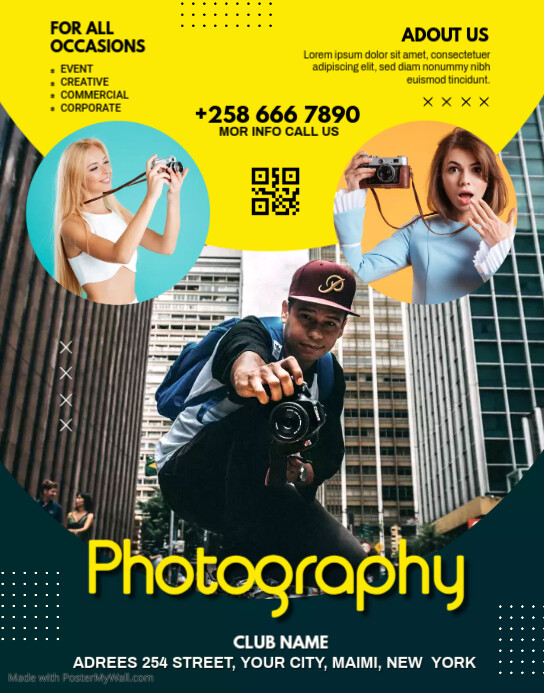 PHOTOGRAPHY Template | PosterMyWall