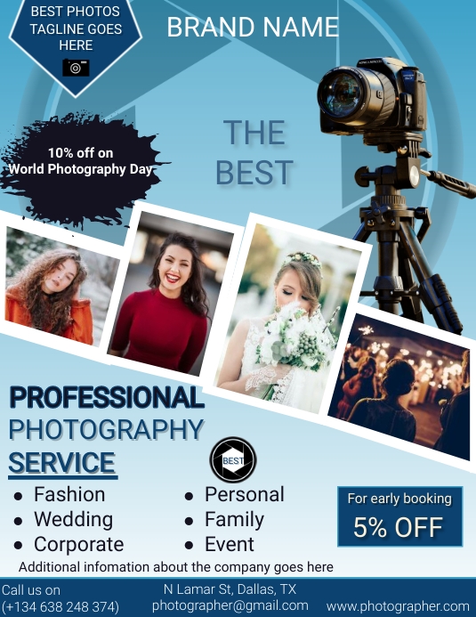 PHOTOGRAPHY Template | PosterMyWall