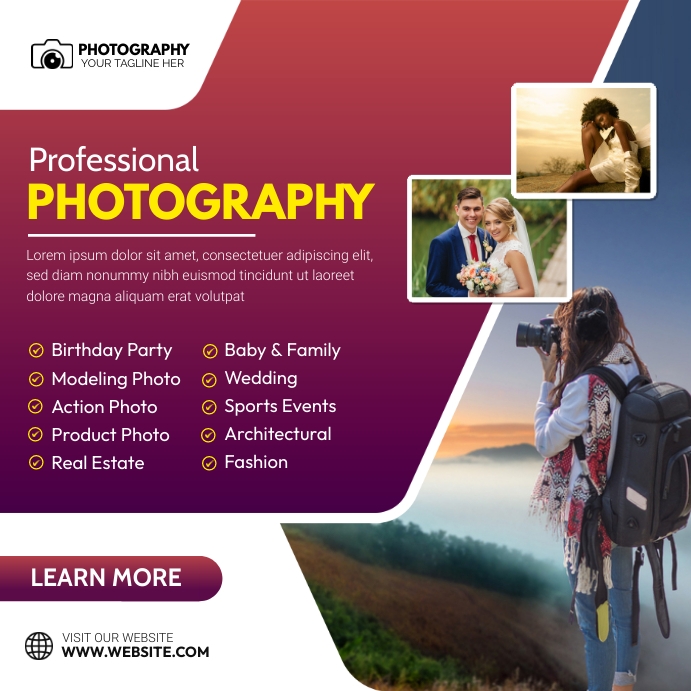 Photography Template | PosterMyWall
