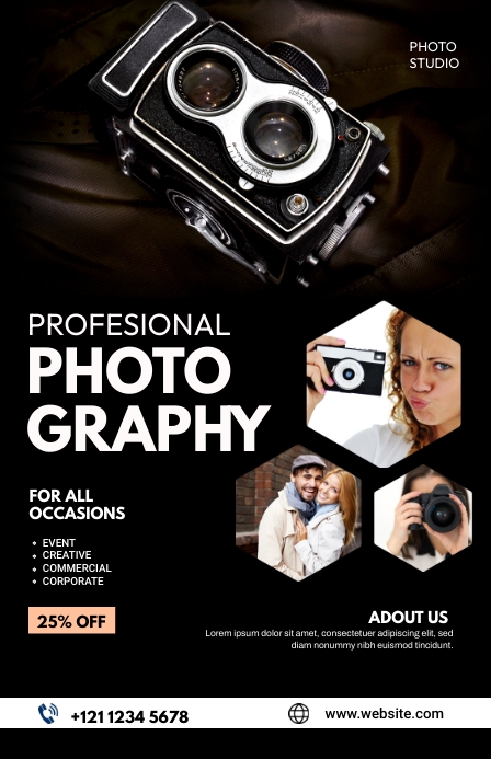PHOTOGRAPHY Template | PosterMyWall