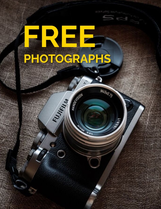 PHOTOGRAPHY Folheto (US Letter) template