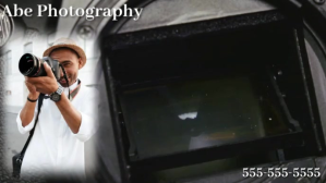 Black Photography Promotion Facebook-covervideo Template
