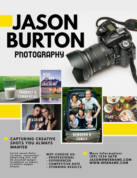 Photography Flyer Template PosterMyWall