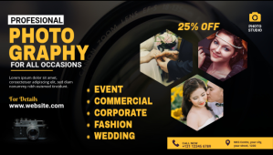 Photography Flyer Blog Header template