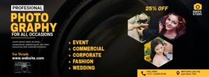 Photography Flyer Facebook-coverfoto template